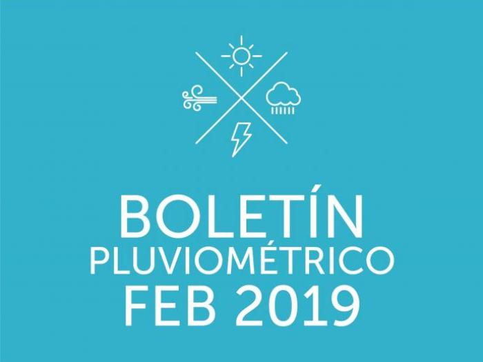 Boletín pluviométrico