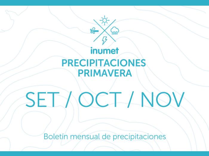 Boletín Trimestral de Precipitación (Setiembre-Octubre-Noviembre 2021)