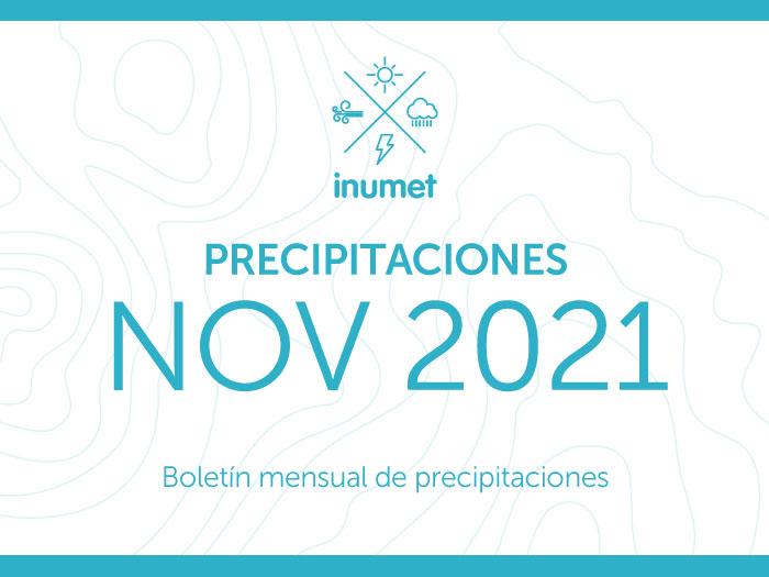 Boletín Pluviométrico Mensual de noviembre de 2021